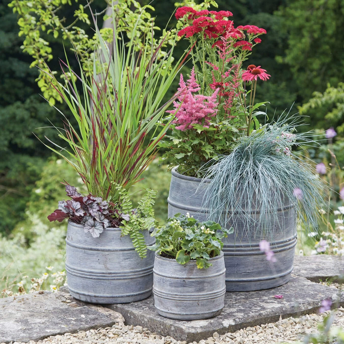 Woodlodge 30cm Milkchurn Planter 4 Woodlodge 30cm Milkchurn Planter - Image 2