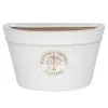Woodlodge 26cm White Edwardian Glazed Wall Planter 1 Woodlodge 26cm White Edwardian Glazed Wall Planter -Primus Store 5021346475678