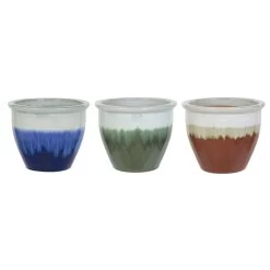 Woodlodge 30cm Barley Glazed Pot (Choice Of 3)
