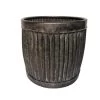 Woodlodge 30cm Rustic Pewter Churn Planter -Primus Store 5021346490541 913d0660 2965 415e 9c53 1723de223ee3