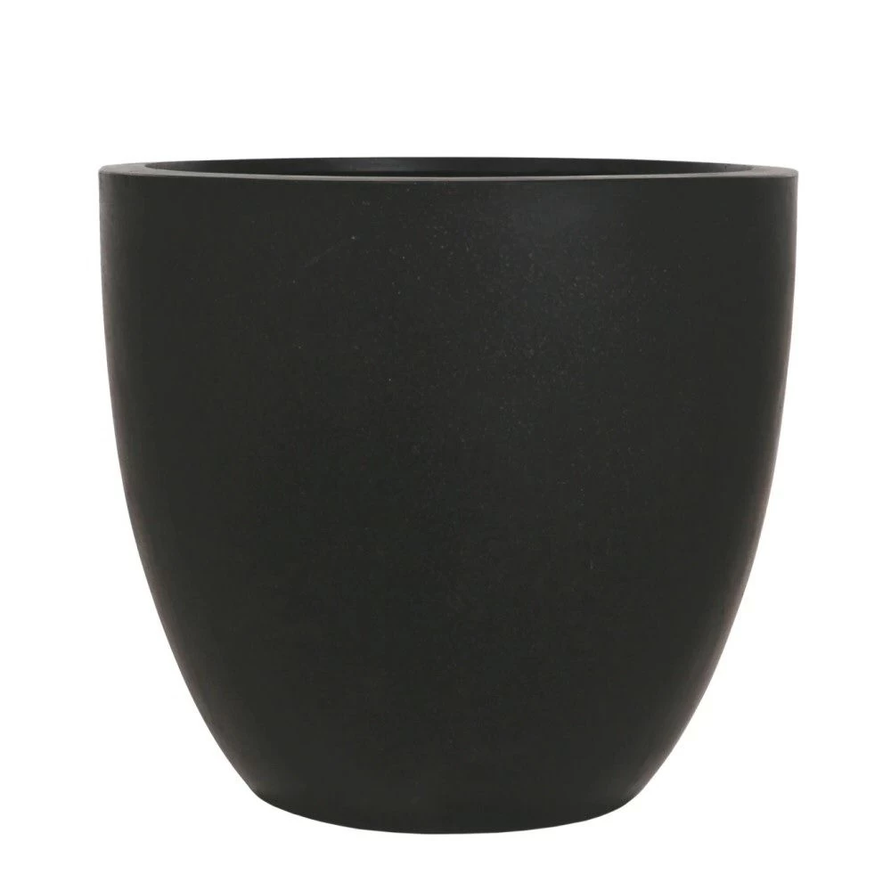 Woodlodge 44cm Black Polylite Egg Planter 3 Woodlodge 44cm Black Polylite Egg Planter