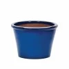 APTA 31cm Blue Saigon Glazed Bowl Planter -Primus Store 5022413588246