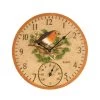 Outside In 12" Robin Wall Clock & Thermometer 1 Outside In 12" Robin Wall Clock & Thermometer -Primus Store 5050642006347 d760ce7c b8a4 40e3 a702 7eff3f59828c