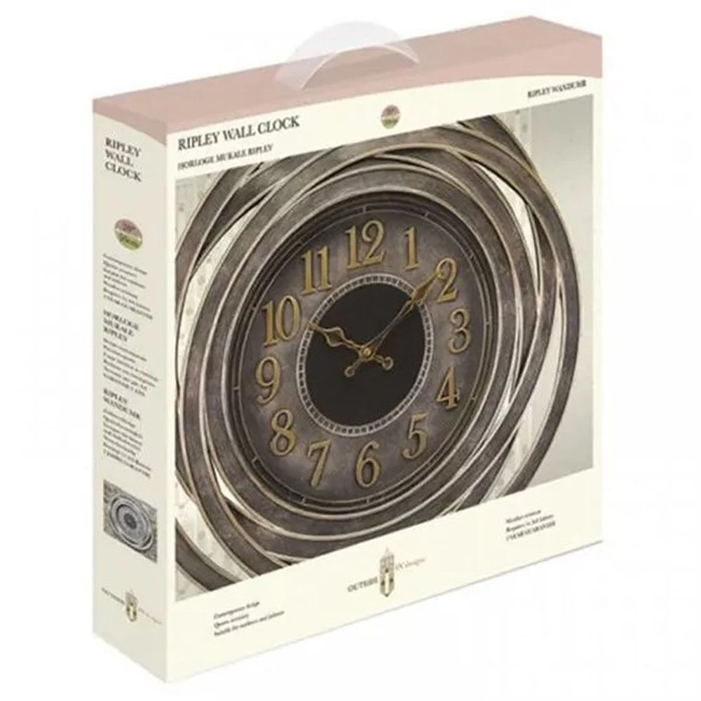 Outside In 20" Ripley Wall Clock 5 Outside In 20" Ripley Wall Clock - Image 3