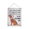 La Hacienda 40cm I'll Be Watching You Labrador Metal Sign -Primus Store 5055025559311