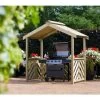 Woodshaw Hampton Wooden BBQ Shelter 1 Woodshaw Hampton Wooden BBQ Shelter -Primus Store 5055066420786
