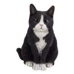 Vivid Arts 30cm Black & White Sitting Cat - XRL-SC35-B