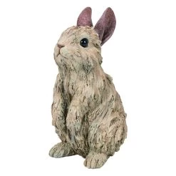 Vivid Arts 20.5cm Young Rabbit Wood Effect - WL-RB20-D