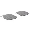 Kettler Cafe Roma Slate Checkered Seat Pads (1 Pair) 1 Kettler Cafe Roma Slate Checkered Seat Pads (1 Pair) -Primus Store 5057229187239