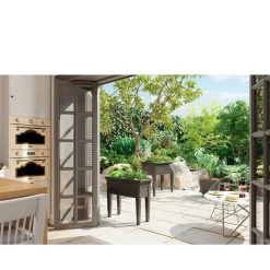 Artevasi 80cm Anthracite Venezia Grow Box Planter 7 Artevasi 80cm Anthracite Venezia Grow Box Planter -Primus Store 5600442825183 3