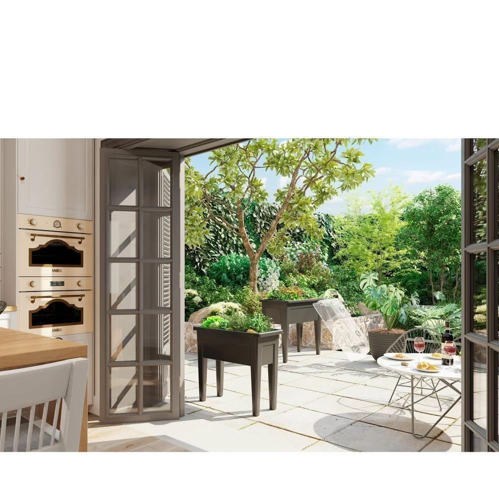 Artevasi 80cm Anthracite Venezia Grow Box Planter 5 Artevasi 80cm Anthracite Venezia Grow Box Planter - Image 3