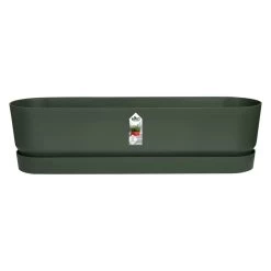 Elho 70cm Leaf Green Greenvillle Long Trough Planter