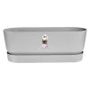 Elho 50cm Living Concrete Greenvillle Long Trough Planter