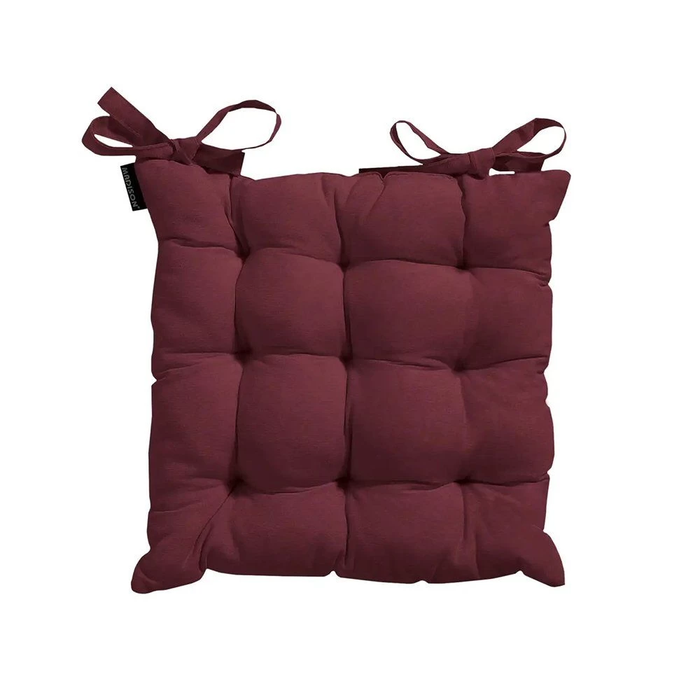 Madison 46cm Bordeaux Toscane Outdoor Seat Cushion 3 Madison 46cm Bordeaux Toscane Outdoor Seat Cushion