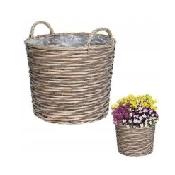 Koopman 39cm Wicker Basket Planter 7 Koopman 39cm Wicker Basket Planter -Primus Store 8719202993394 3