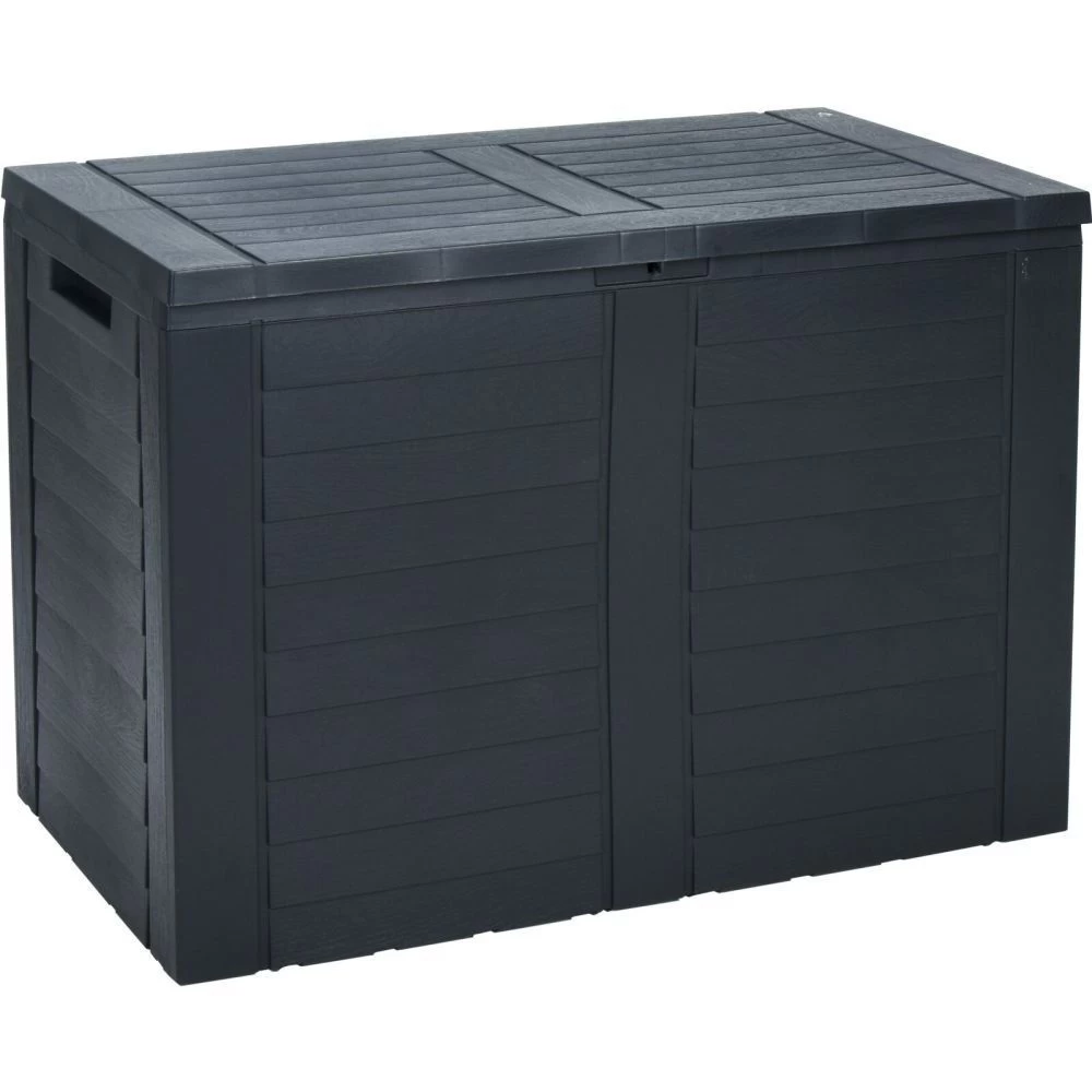 Koopman 75cm Anthracite Cushion Storage Box 3 Koopman 75cm Anthracite Cushion Storage Box