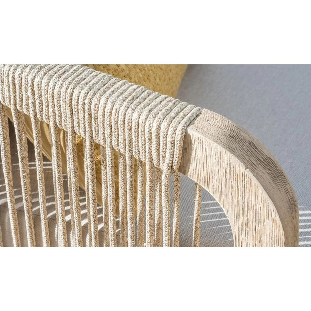 Kettler Cora Rope Lounge Wooden Armchair (Pair) 4 Kettler Cora Rope Lounge Wooden Armchair (Pair) - Image 2