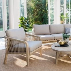 Kettler Cora Rope Lounge Wooden Armchair (Pair) 8 Kettler Cora Rope Lounge Wooden Armchair (Pair) -Primus Store 9333190256874 3