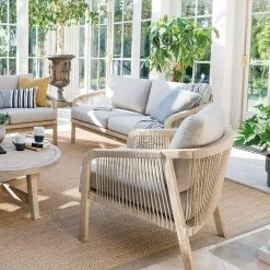 Kettler Cora Rope Lounge Wooden Armchair (Pair) 9 Kettler Cora Rope Lounge Wooden Armchair (Pair) -Primus Store 9333190256874 4